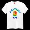 A Bathing Ape rainbow T-shirt