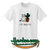 cat and me cactus t-shirt