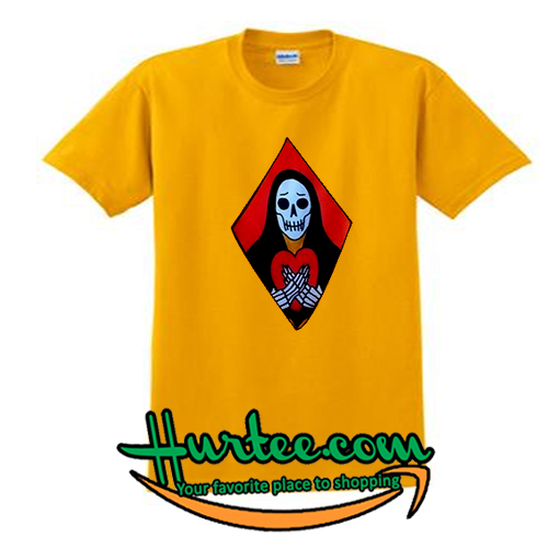 Skull Heart Skeleton T Shirt