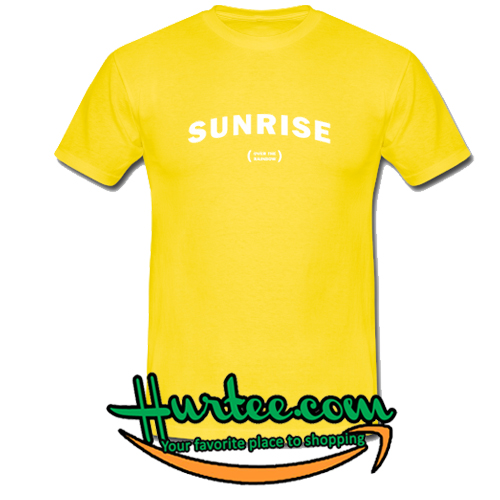 Yellow sunrise T-shirt
