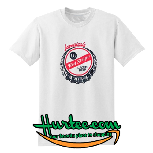 jamaica's red stripe t-shirt