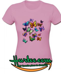 Rainbow Butterfly t shirt