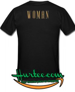 Woman Font T-Shirt Back