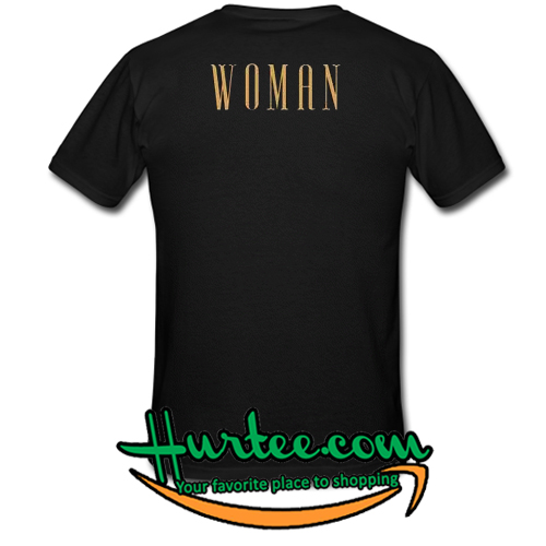 Woman Font T-Shirt Back