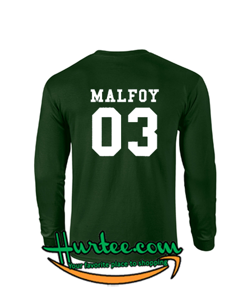 malfoy sweatshirt back