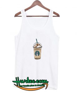 Cartoon Starbucks Drinks Tank Top