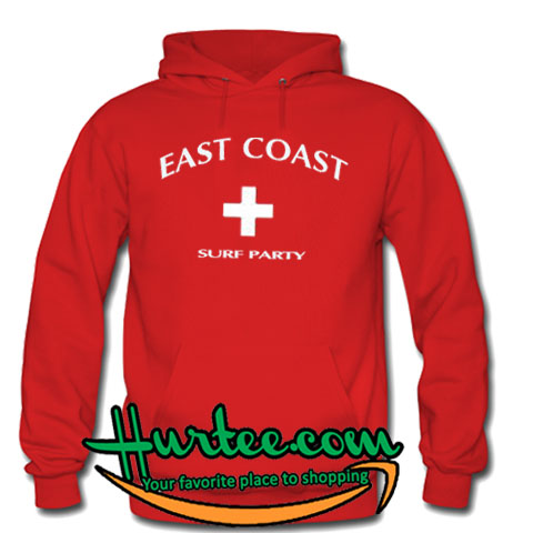 East Coast Surf Party Lifeguard Hoodie