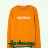Wondrous Orange Sweatshirt