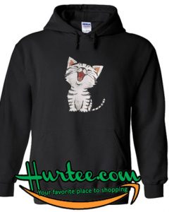 Cat American shorthair happy Hoodie
