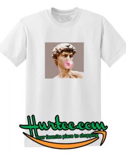 Michaelangelo Blows Gum T shirt