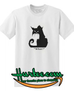 Black Cat What T Shirt