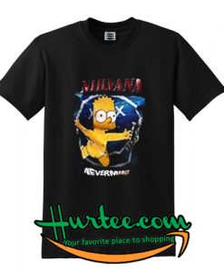 Nirvana Simpson Nevermind T Shirt