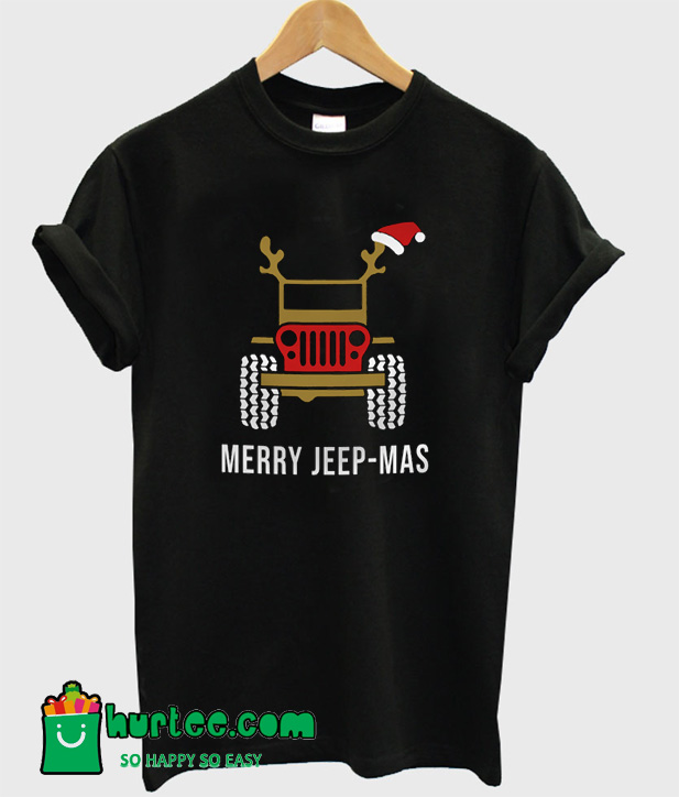 Christmas Merry Jeep-Mas T-Shirt