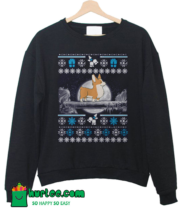 Corgi Ugly Christmas Sweatshirt