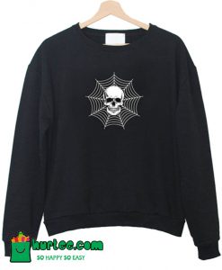 Skull Head Cobweb Sweatshirt