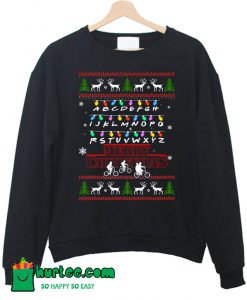 Stranger Things Merry Christmas Ugly Sweatshirt
