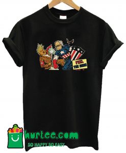 Bernie Sanders Captain America Punch Donald Trump T Shirt