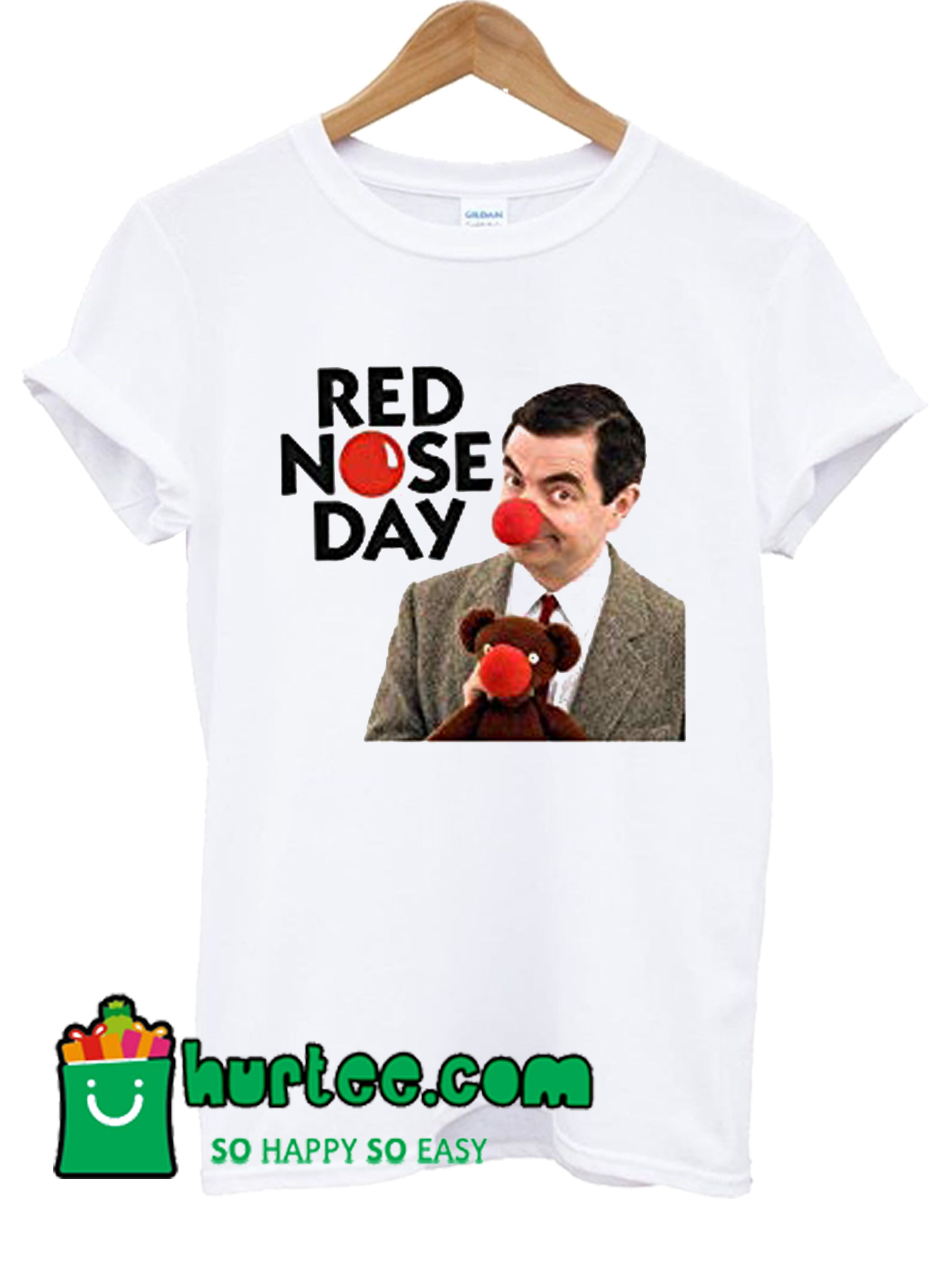 Red Nose Day Mr. Bean T Shirt