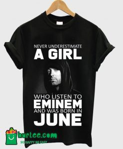 Never Underestimate An Oldman Who Listens To Eminem T shirt