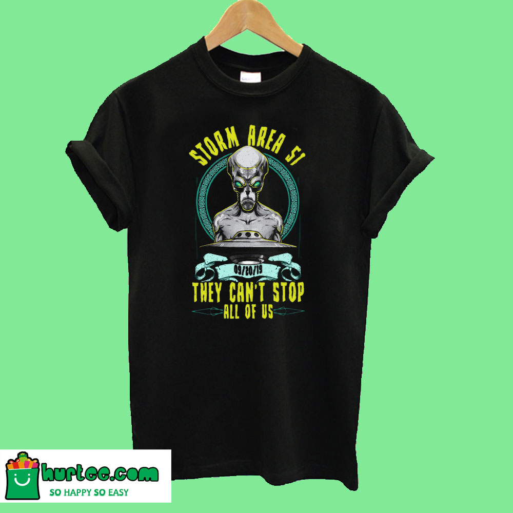 Funny Storm Area 51 T-Shirt