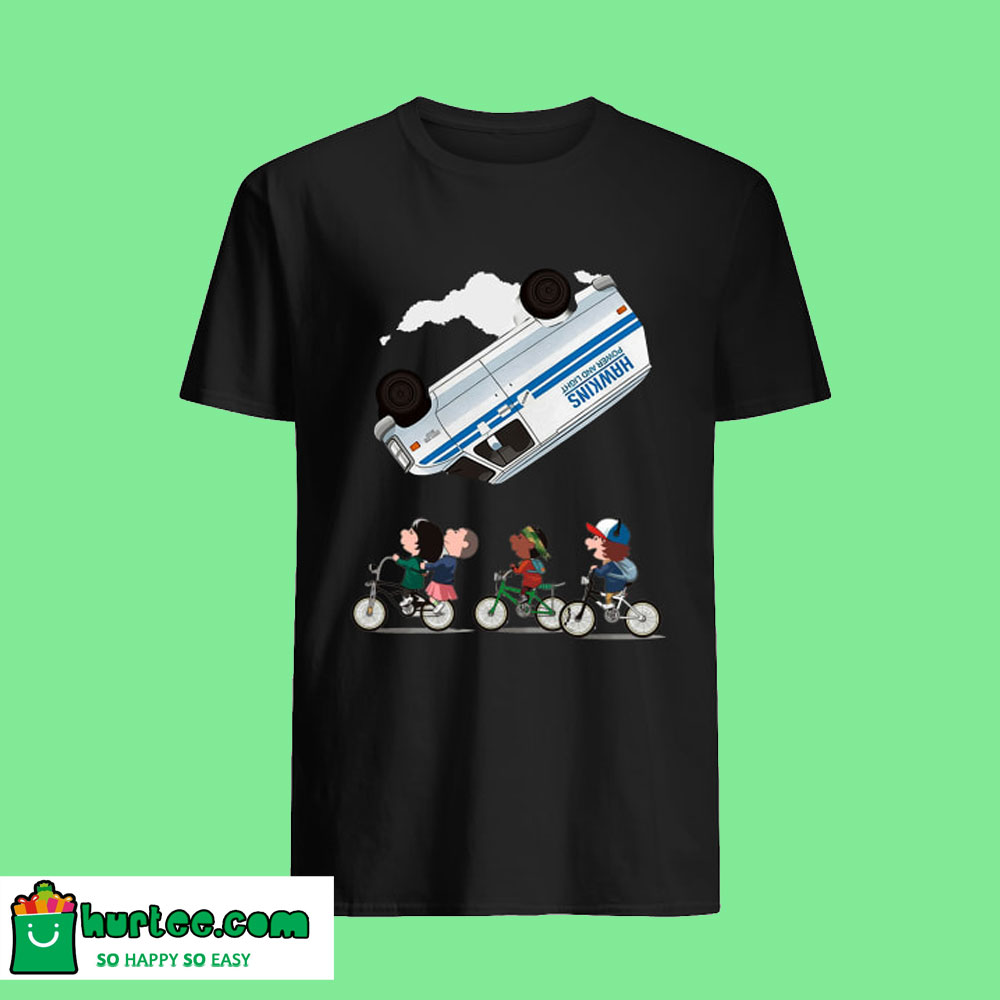 Stranger Things Eleven flip over the Van Hawkins power T-Shirt