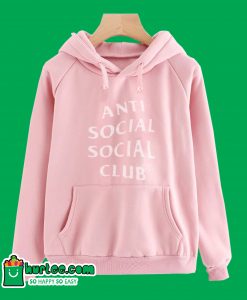 Anti Social Social Club Pink HoodieAnti Social Social Club Pink Hoodie