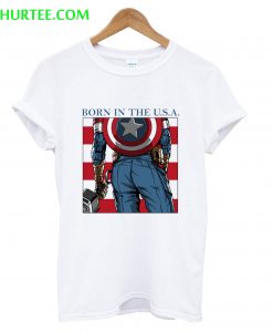 Born In The USA Capatain America T-Shirt