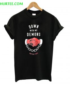 Lurking Class By Sketchy Tank Redrum Down With My Demons Black T-Shirt