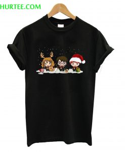Merry Christmas Harry Potter Characters T-Shirt