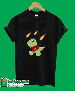 T-Rex And Asteroid T-Shirt