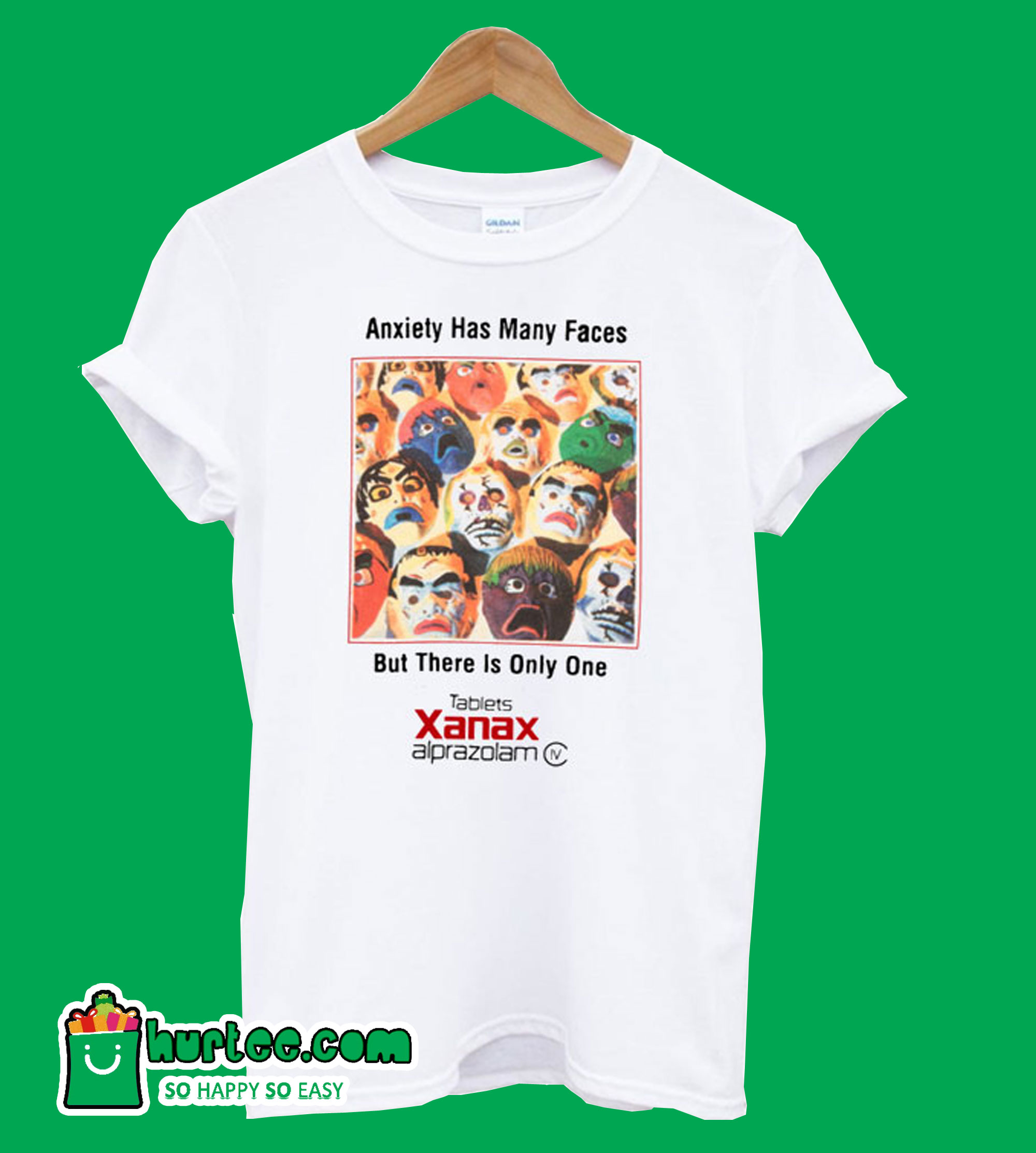 Anxiety Has Many Faces T-Shirt