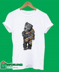 Groot Hug Autism Teddy Bear T shirt