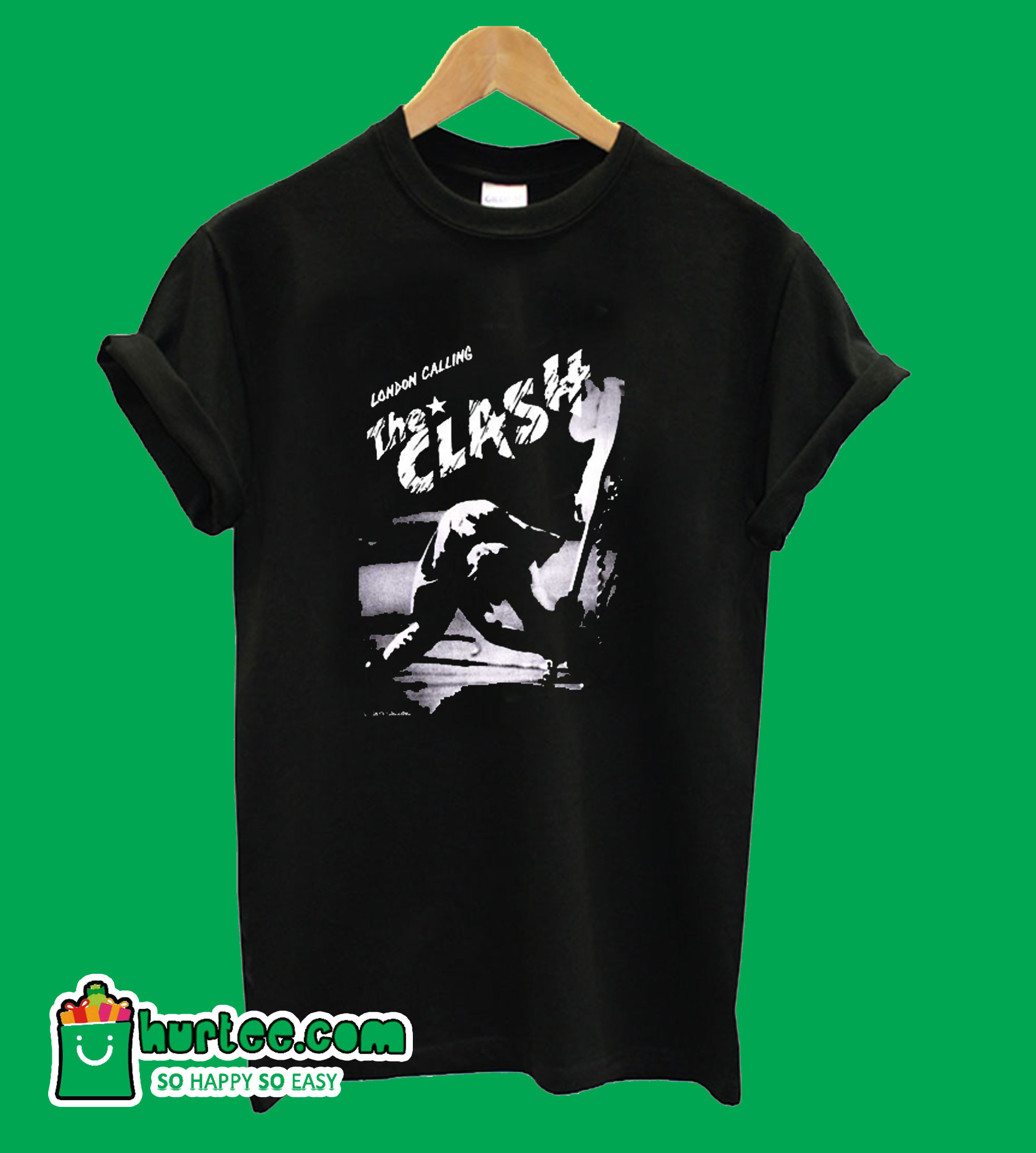 The Clash London Calling Black T Shirt