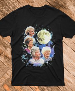 Bioworld The Golden Girls Women’s Four Golden Girls Moon T Shirt