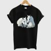 Aangepaste Wit Paarden Volwassen’S T Shirt