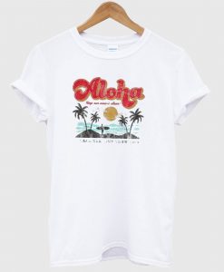 Aloha Keep Our Oceans Clean T Shirt