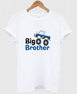 Blue Monster Truck Big Brother T Shirt