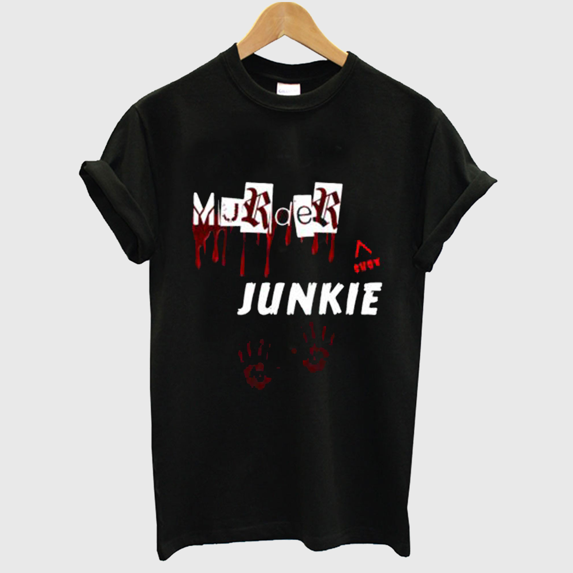 Murder Show Junkie True Crime Show T Shirt Murder Show Junkie True Crime Show T Shirt