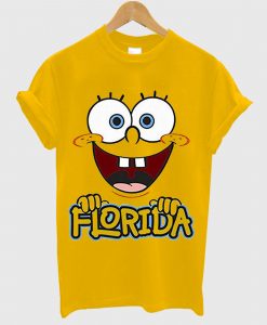 Spongebob Square Pants Men Or Womens Top Florida T Shirt