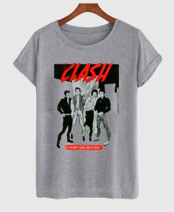 The Clash Retro Punk Rock T Shirt