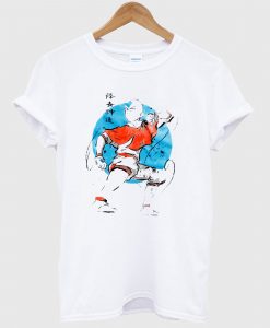 Avatar The Last Airbender Aang Watercolor V-Neck T Shirt