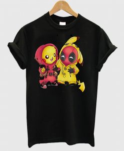 Pikapool Pikachu Deadpool T Shirt