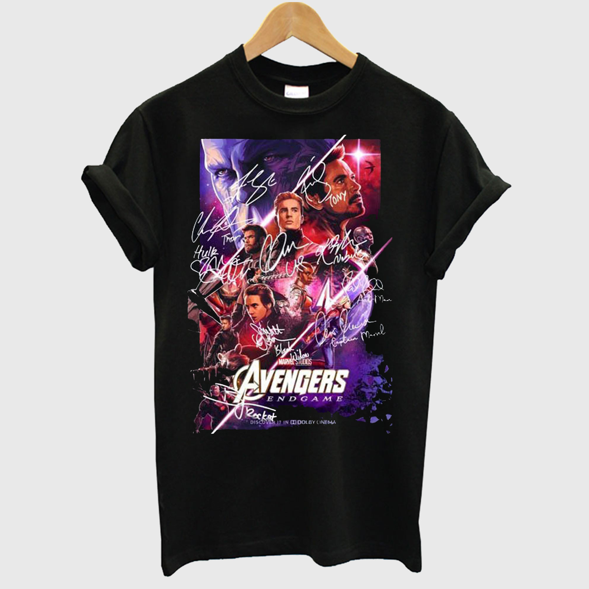 Marvel Avengers Endgame Signature All Heroes T Shirt Marvel Avengers Endgame Signature All Heroes T Shirt