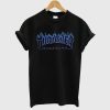 Thrasher Blue Flames T Shirt
