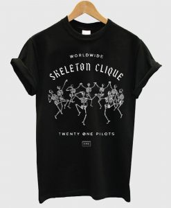 Worldwide Skeleton Clique Twenty One Pilots T Shirt