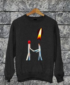 Cartoon Matches Sweatshirt