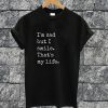 I'm Sad But I Smile T-shirt