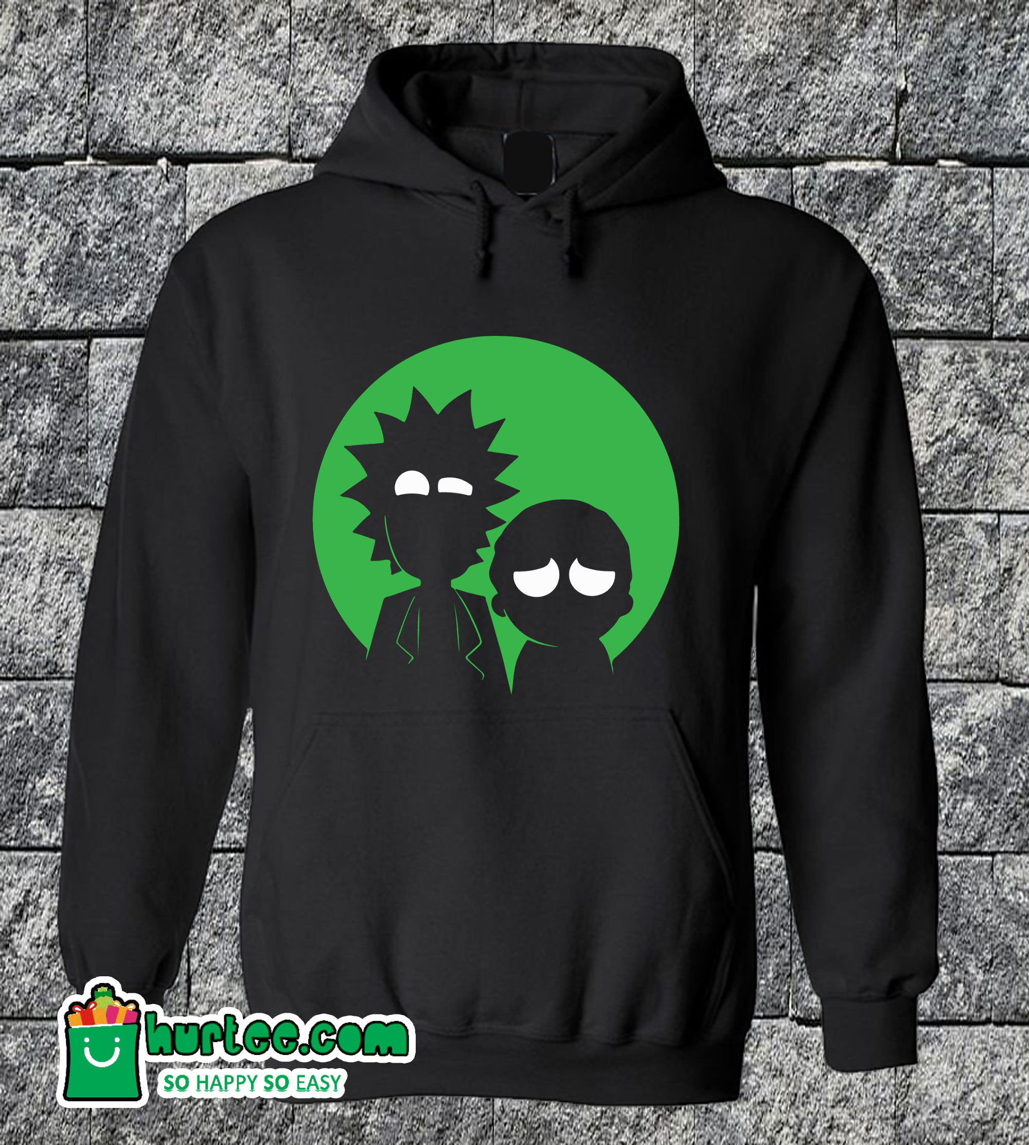 Rick And Morty Green Hoodie