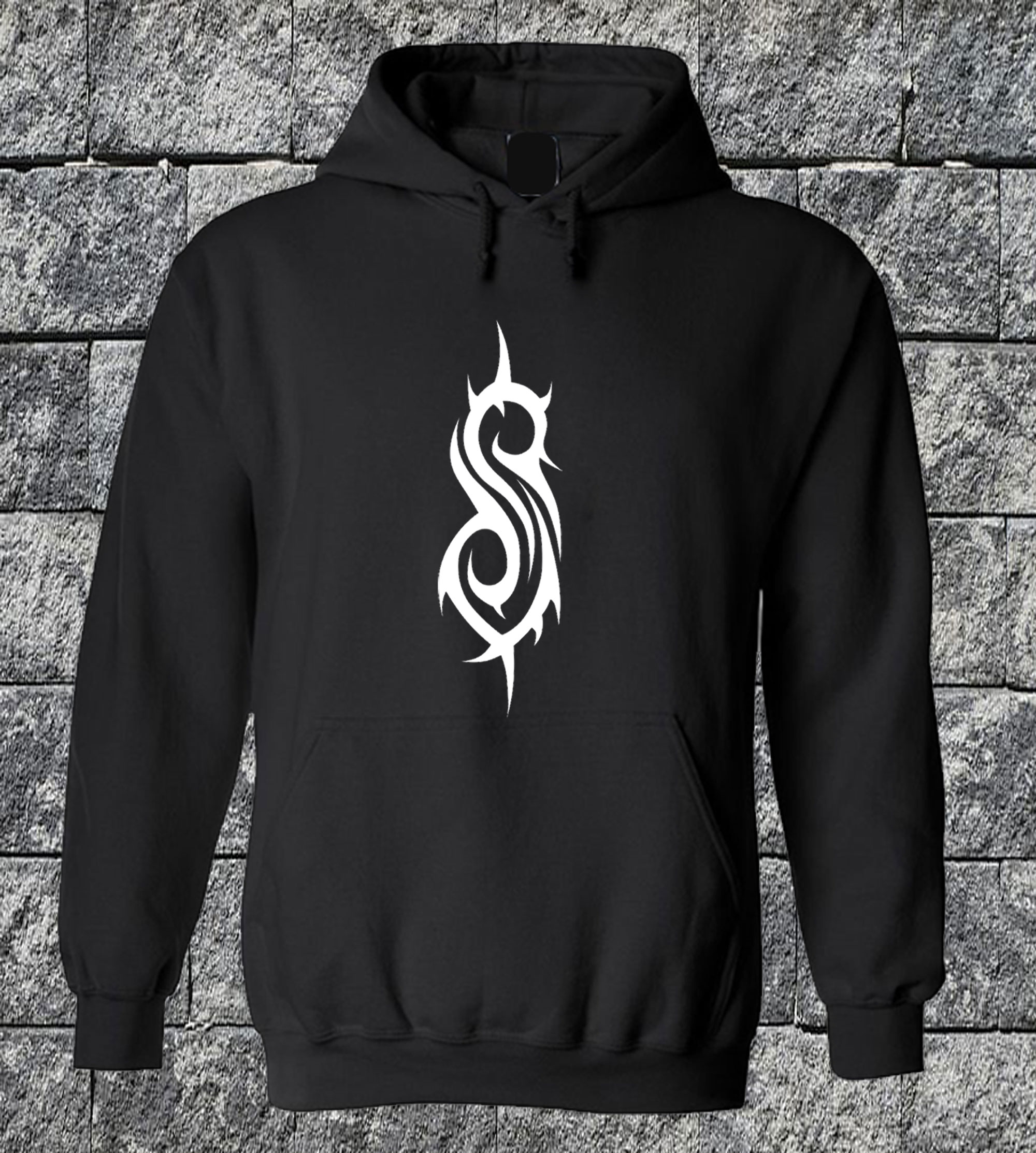 Slipknot White Logo Hoodie