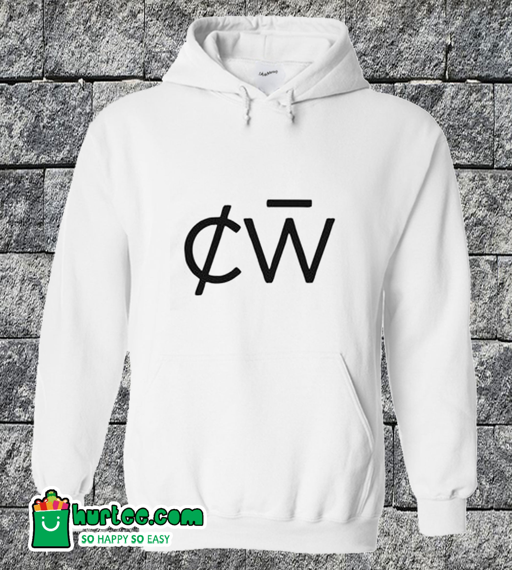 Witte Hoodie